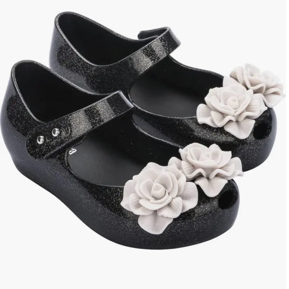 Mini Melissa Toddler Ultragirl Garden Mary Jane Flats NWOB